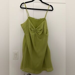 Abercrombie & Fitch Lime Green Mini Dress